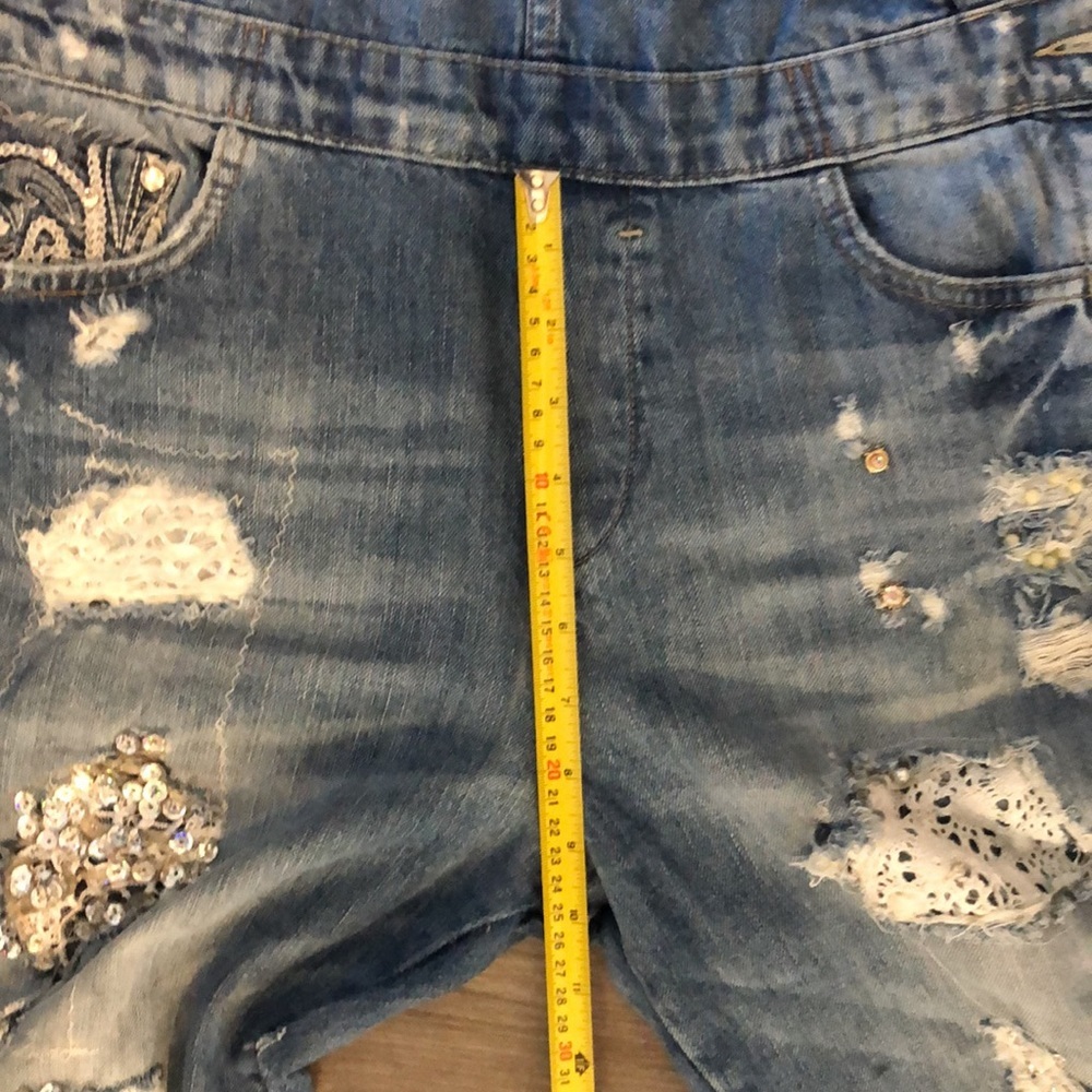 Zara Light Blue Women Jeans Overalls - Picture 13 of 13